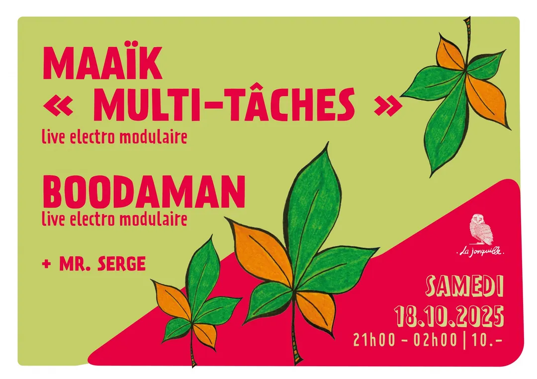 MAAÏK « MULTI-TÂCHES », BOODAMAN, MR. SERGE