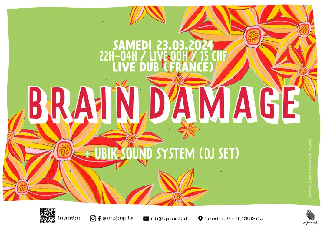 BRAIN DAMAGE, UBIK SOUND SYSTEM