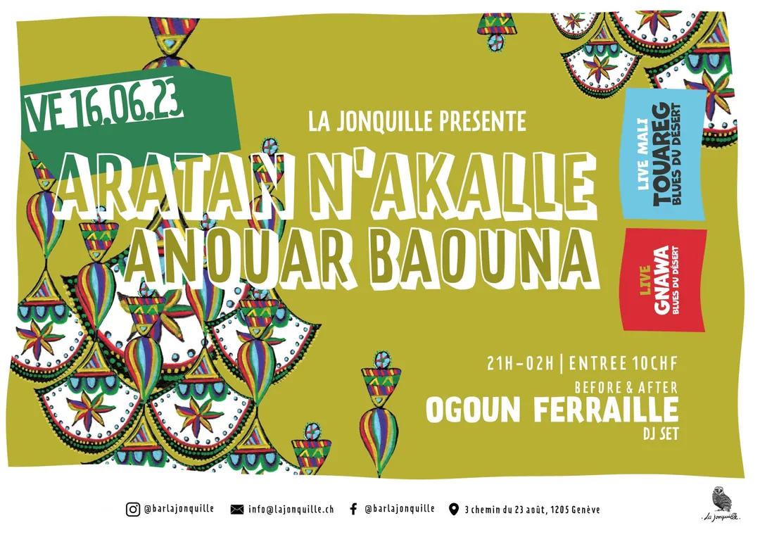 ARATAN N'AKALLE, ANOUAR BAOUNA, OGOUN FERRAILLE