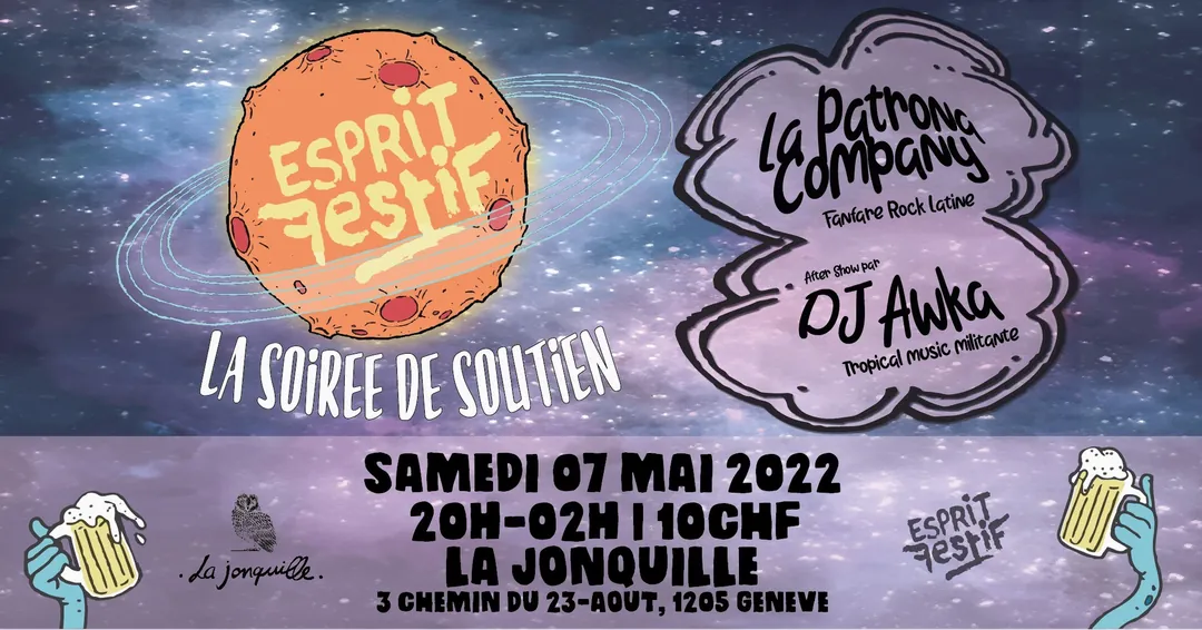 La soirée de Soutien - Esprit Festif le Festival 2022