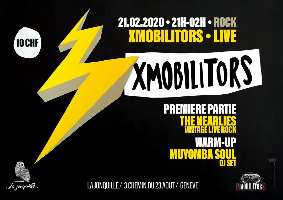 LIVE ROCK - Xmobilitors, The Nearlies & Muyomba Soul